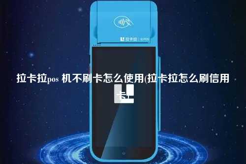 拉卡拉pos 机不刷卡怎么使用(拉卡拉怎么刷信用卡)